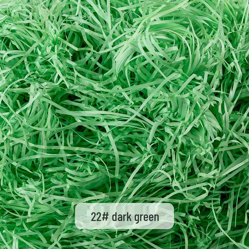 Raffia Grass Filler: Shredded Silk Paper for Candy Box Souvenirs