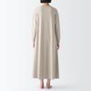 MUJI Women's Rayon Blend Oversized Dress, Light Beige, Size FD1JVA4S, Women's XXL