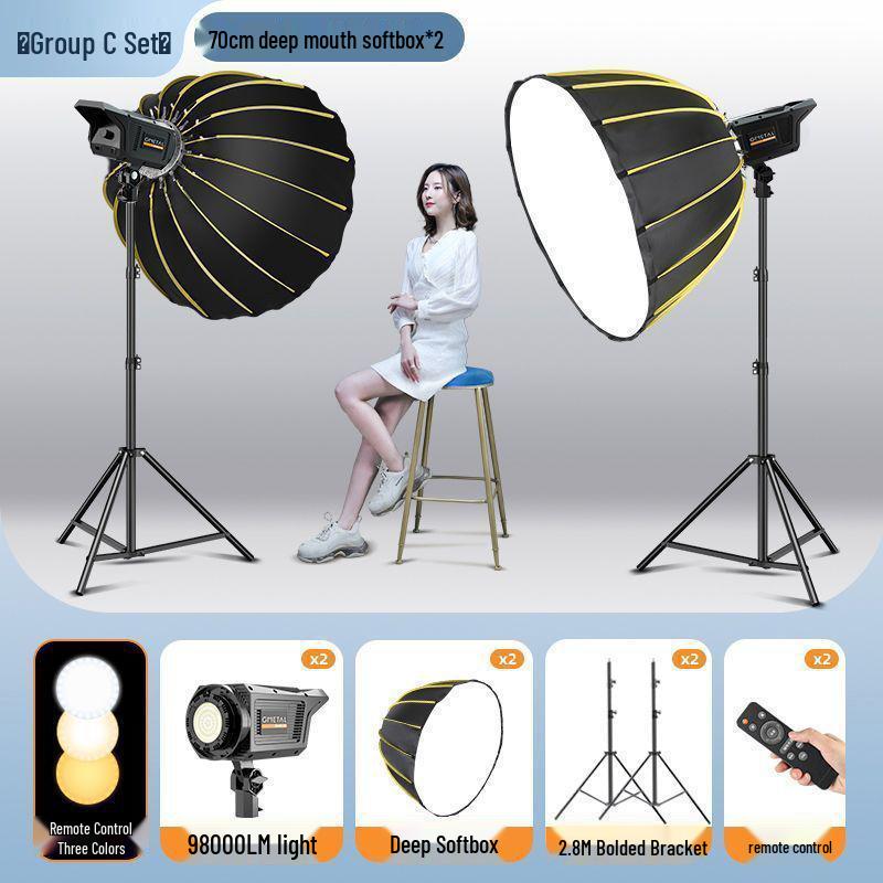 Professional Soft Light Parabolic Grid for Live Streaming and Beauty Anchors