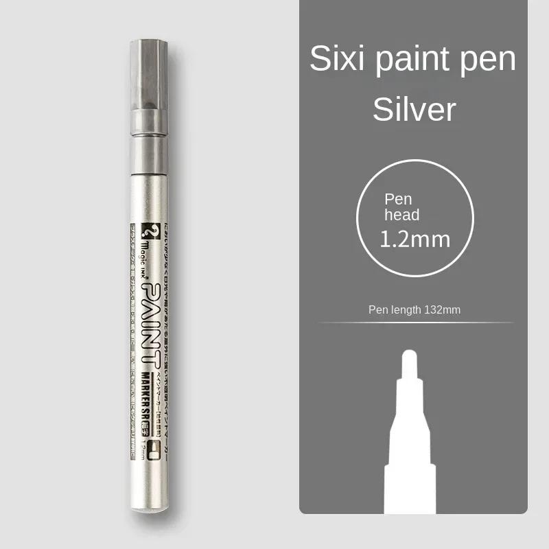 

2,5 мм/1,2 мм водостойкая перманентная ручка металлическая краска знак золотая и серебряная керамическая DIY художественная отметка комикс статистика по живописи