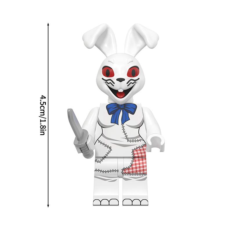 Entzückendes Freddy Bonnie Mini-Blöcke Ornament Heißes Spiel Figur Cartoon Montagebausteine Spielzeug Partygeschenke Kindergeschenke