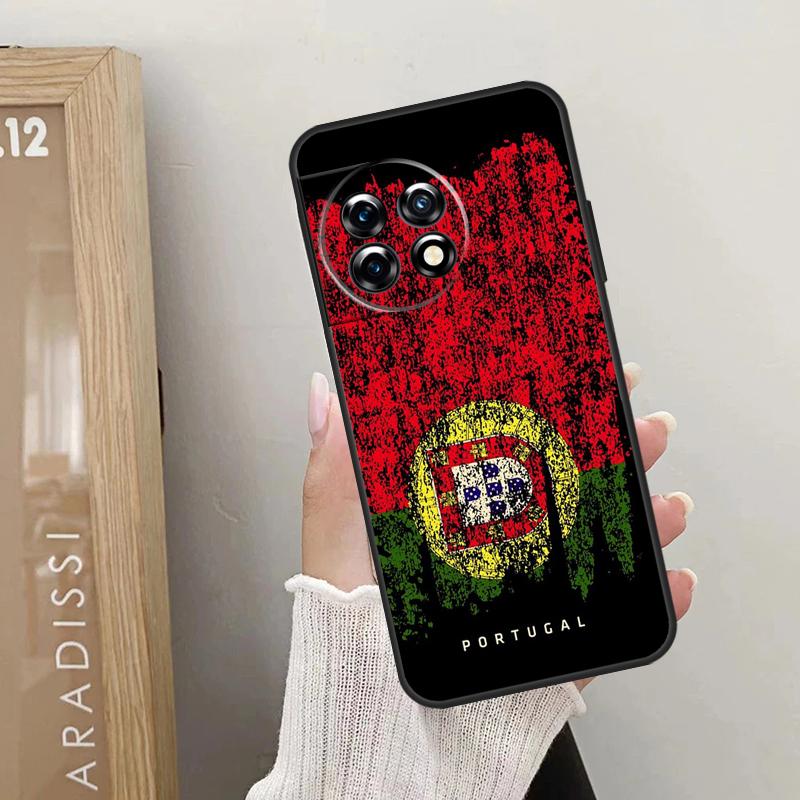 Portugal National Flag Case For OnePlus 10T 10R 12R 9R 8T 12 11 9 10 Pro Nord CE 2 3 Lite CE4 2T N10 N20 N30 Cover