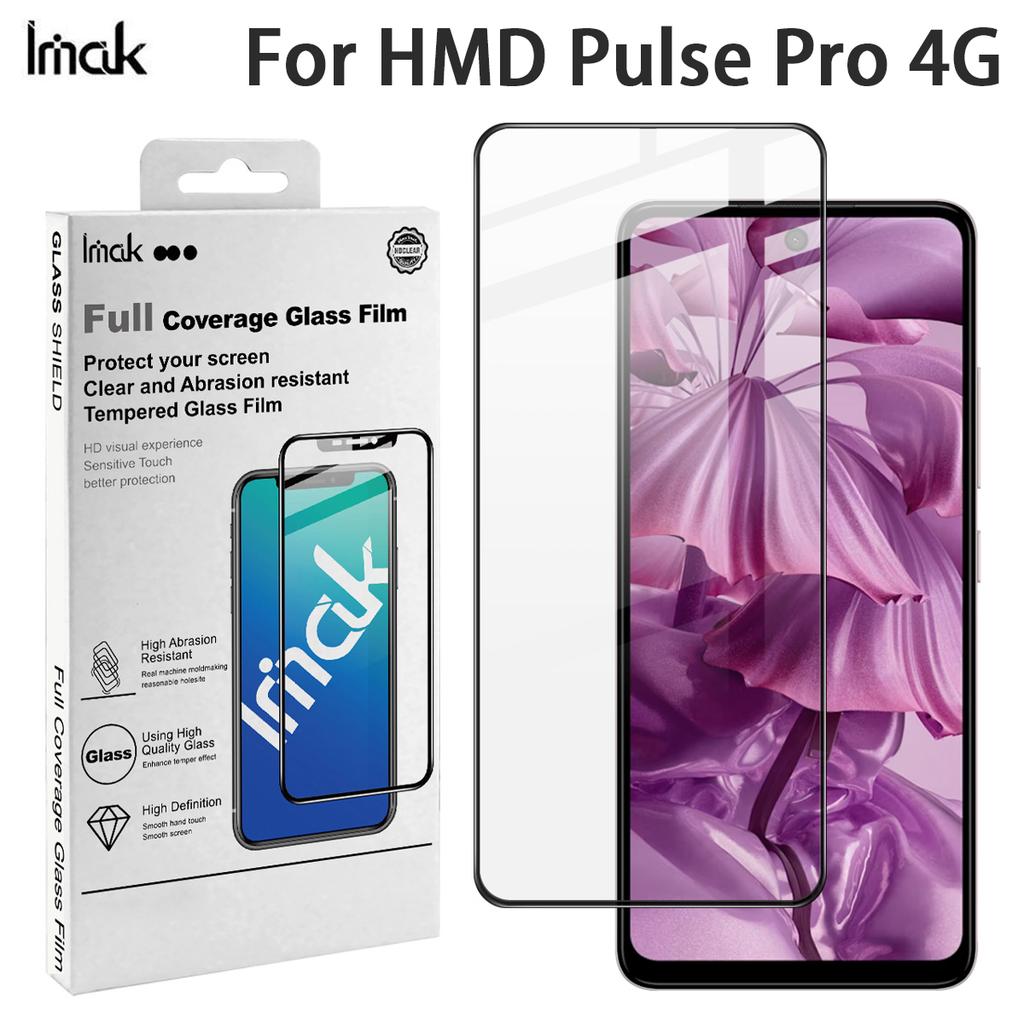 Für HMD Pulse Plus Pro 4G Glas IMAK Vollständige Abdeckung Gehärtetes Glas Folie Pro+ Serie