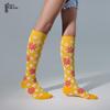 Trendy Women's Outdoor Polka Dot Compression Socks for Yoga, Running & Sports