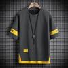 Camisetas Holgadas de Hip Hop para Hombre Streetwear Casual Clásico Verano Manga Corta Negro Blanco Camiseta Tees Plus Talla Grande