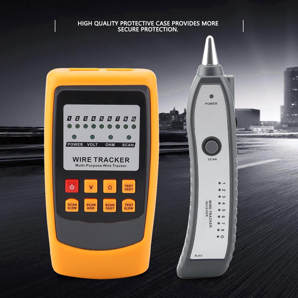 GM60 Handheld Rapid LAN Network Cable Tester Line Finder Wire Tracker Tool
