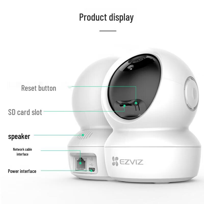 Ezviz H6C 3MP Pro Kabellose PTZ Heimüberwachungskamera (CN-Version)