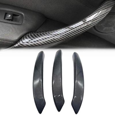 3Pcs/Set Car Door Handle Cover Trim For BMW X5 E70 2007-2013 / X6 E71 2008-2014 Only For LHD