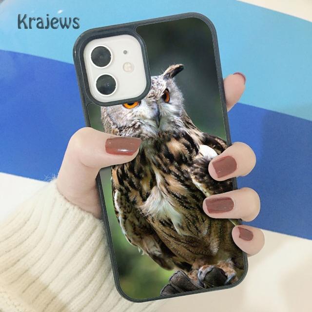

Животное Глаза Совы Мягкий Чехол-Бампер Для iPhone 17 Air 16 15 14 plus 11 12 13 pro max coque Оболочка Fundas iPhone 13
