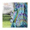 Multicolor Metallic Peacock Statue Metallic Peacock Statue Outdoor Garden, Patio, Deck, Porch-Yard Art Decoration
