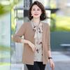Autumn and Winter New Middle-aged and Old Fashion Women's Clothing Mother Clothing Fake Two-piece Shirt-shirt Basic Commuter Model