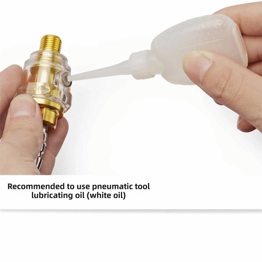 Transparent Oil Level Window Oil Lubricator Lubricator Inline Pneumatic Tool  Car Enthusiasts