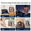 Silent Portable USB Rechargeable Camping Fan
