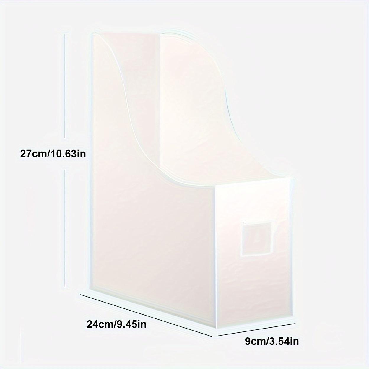 

1 шт. Прочная стойка для хранения документов и бумаг, пластиковая настольная полка для файлов, подставка для папок, вертикальный держатель для книг и журналов