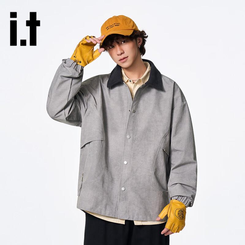 

Izzue Men s American Retro Heavyweight Casual Jacket XL