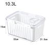 Küche Verdickt Kühlschrank Lagerung Box Transparent Versiegelt Lebensmittel Grade Kühlschrank Organizer Lebensmittel Lagerung Container Frische Gemüse