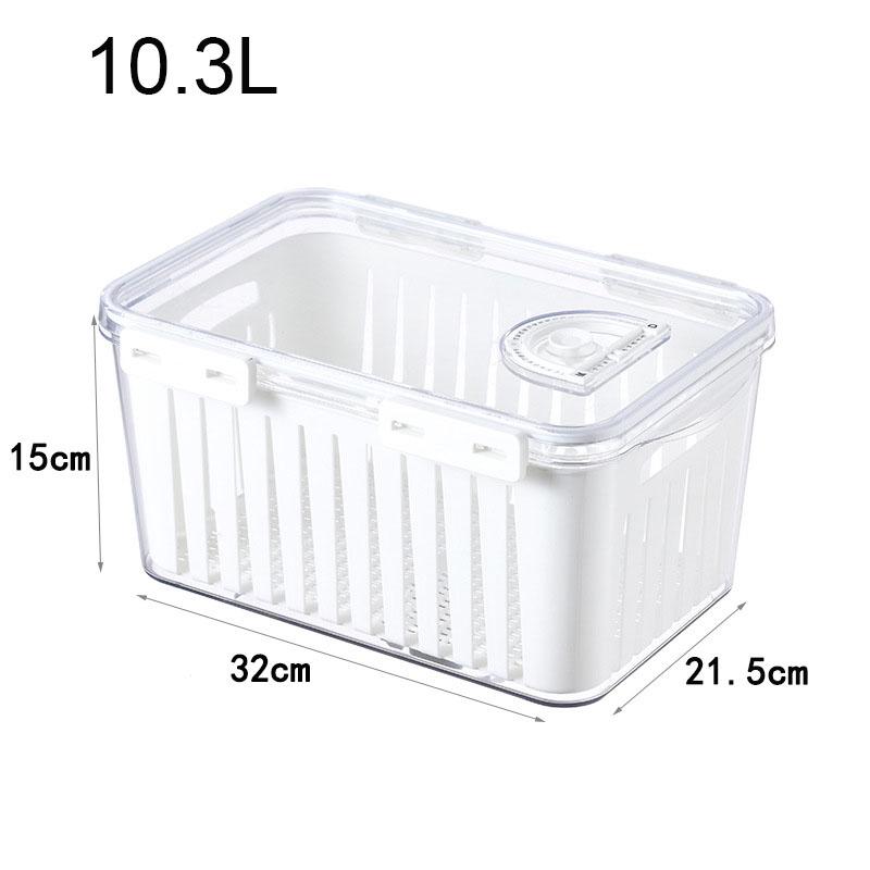 Küche Verdickt Kühlschrank Lagerung Box Transparent Versiegelt Lebensmittel Grade Kühlschrank Organizer Lebensmittel Lagerung Container Frische Gemüse