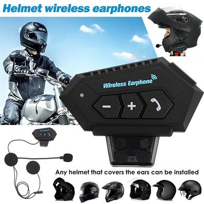Motorcycle Bt Helmet Headset Wireless Hands-Free Call Kit Stereo Anti-Interference Waterproof Music Player Speaker