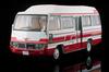 Tomica Limited Vintage Toyota Coaster High Roof Deluxe Car Finished Product 1/64 LV-184b White/Red