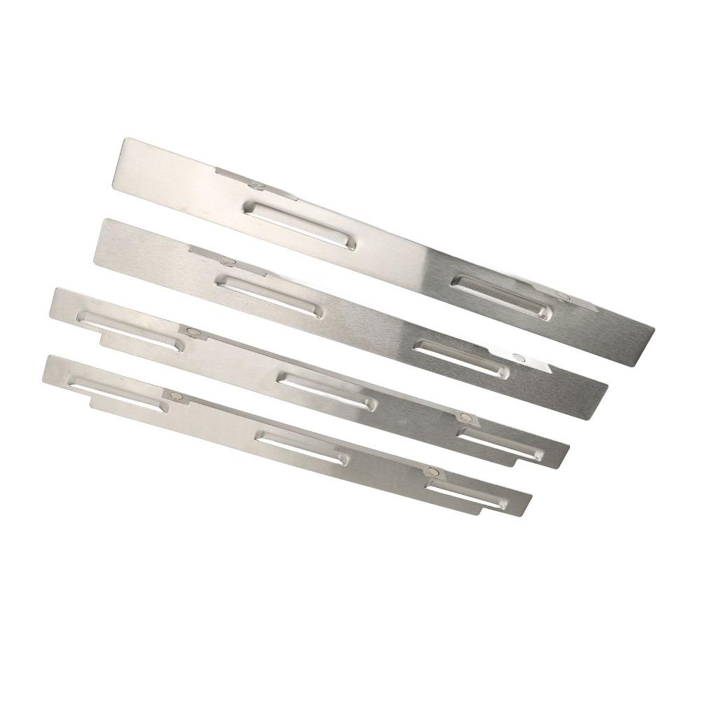 4 Pcs Stable Combustion Stainless Steel Wind Guard Wind Guard Shield Flat Top Griddle