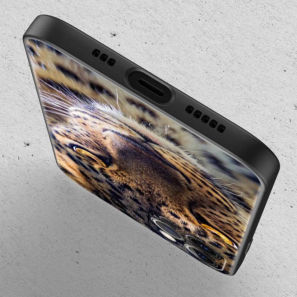 Cheetah Panther Phone Case For iPhone Samsung Galaxy Redmi Xiaomi Oppo OnePlus Note S A 7 8 9 10 11 12 13 14 20 21 22 23 53 54 Pro Max Ultra TPU Soft