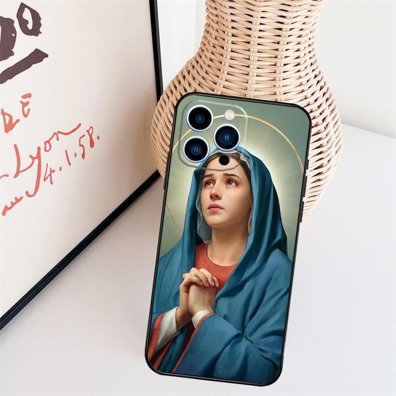 Virgin De Guadalupe Virgen Mary Phone Case For iPhone 17 Pro Max 14 13 12 11 15 16 Pro Max mini 15 16 Plus 16e Back Cover