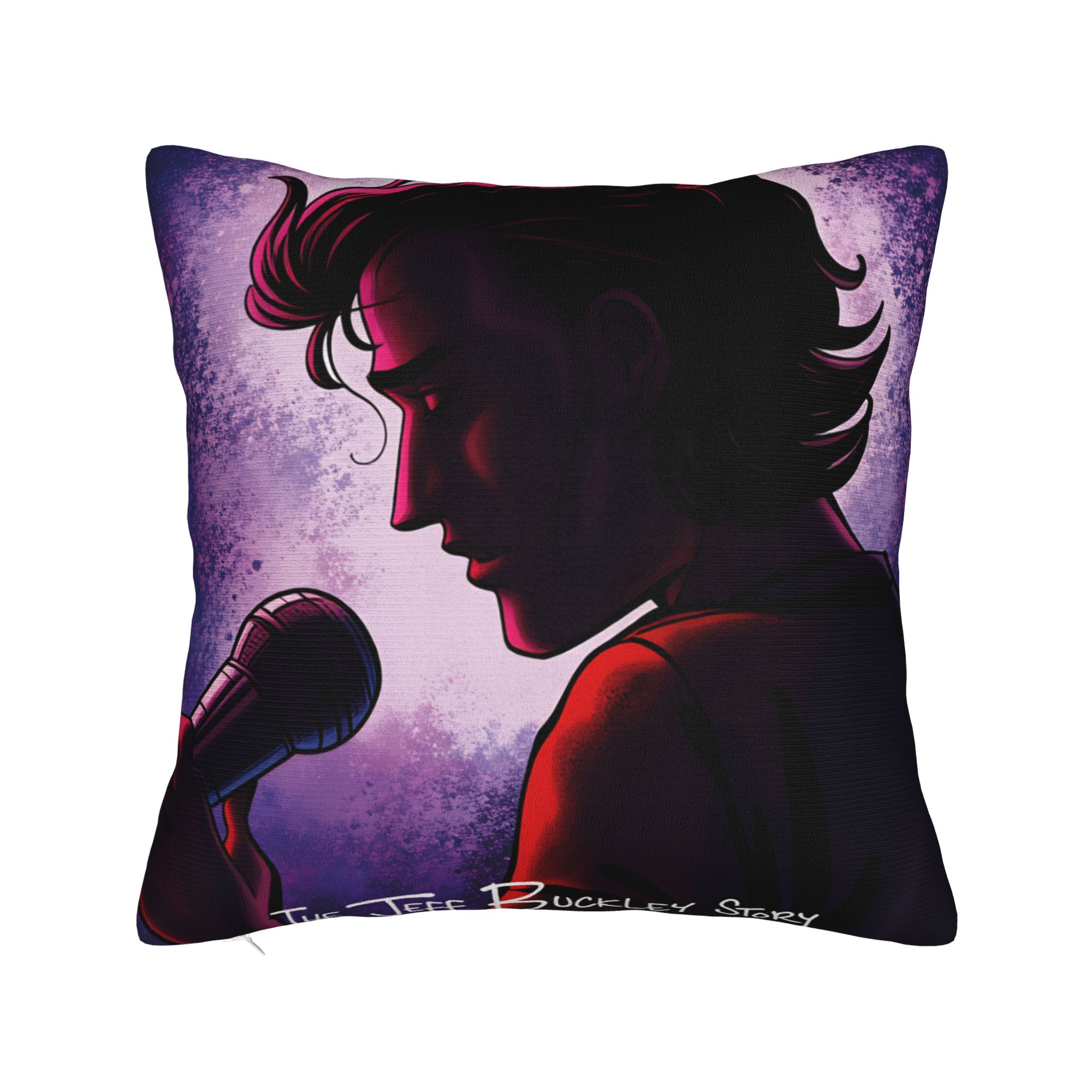 J-Jeff B-Buckley Singer Pillow Case  Novelty Pillow Cover Comfy Pillowcases For Sofa Home Decoration 40x40cm