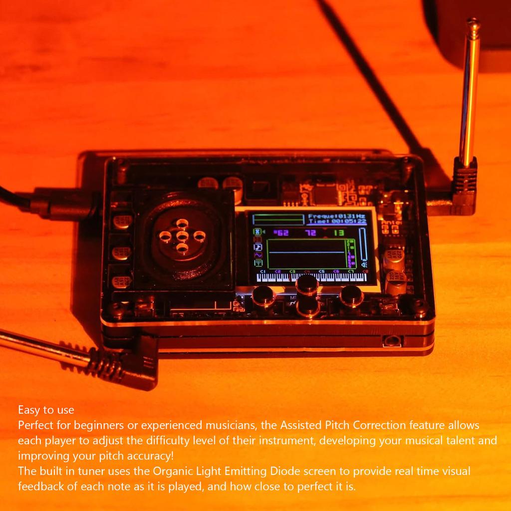 Theremin Vintage Hudební Modul Typ C Rozhraní 2 Zásuvné Antény Theremin Více Nastavitelných Zvuků pro Začátečníky