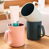 Bathroom Tumblers Plastic Mouthwash Cup Coffee Tea Water Mug Home Travel Solid Color Toothbrush Holder Cup Drinkware Tools