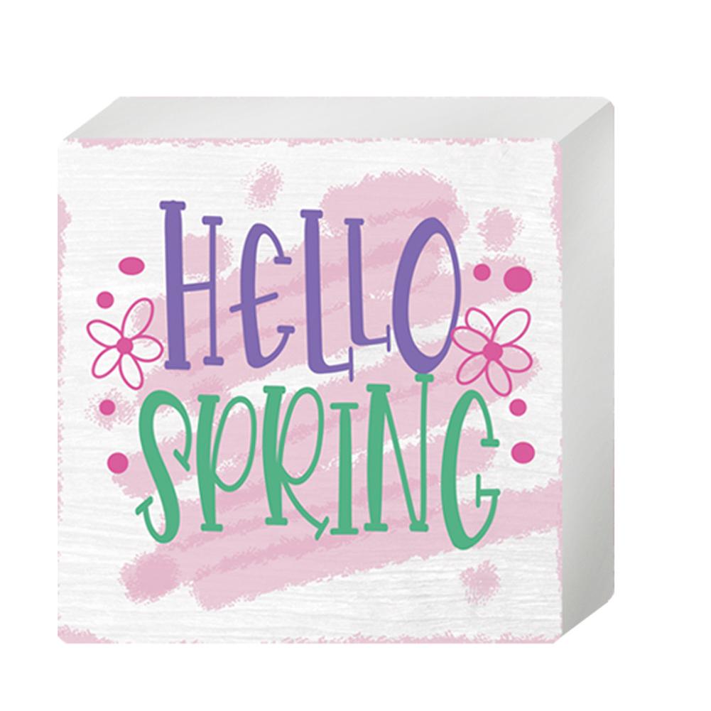 Easter Wooden  Ornament Carved Rabbit Colorful Tulip Flower Diy Craft Handmade Ornaments Kids Gift Happy Easter Party Decor