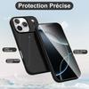 Coque avec Cordon - BOOLING - pour iPhone 17 Pro Max - Silicone Antichoc - Noir
