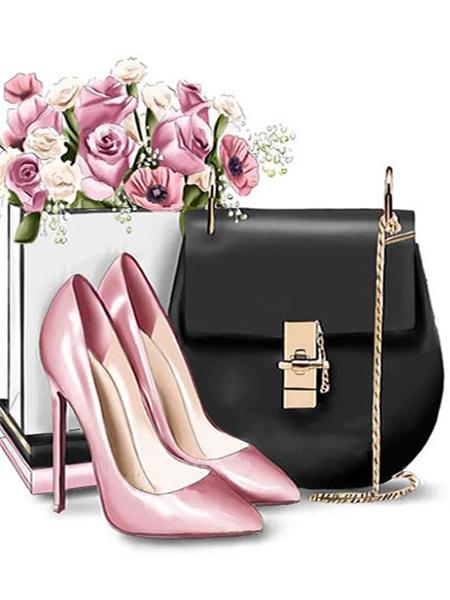 Diamond Painting Kit High Heel Full Square/round Embroidery Mosaic Woman Shoes Cross Stitch Home Decor
