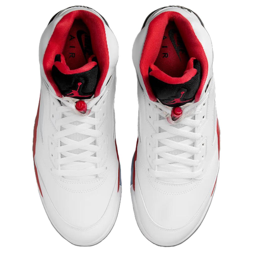 Jordan 5 Retro Fire Red Black Tongue 2025 HQ7978-101
