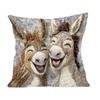 45x45 Donkey Pillowcase Cartoon Donkey Plush Pillow Case Cute Cushion Cover  Home Decor