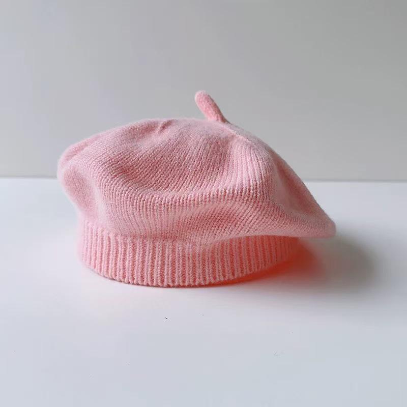 2025 Autumn/Winter Unisex Korean Knit Wool Hat for Kids and Babies - Warm, Trendy Pullover Design