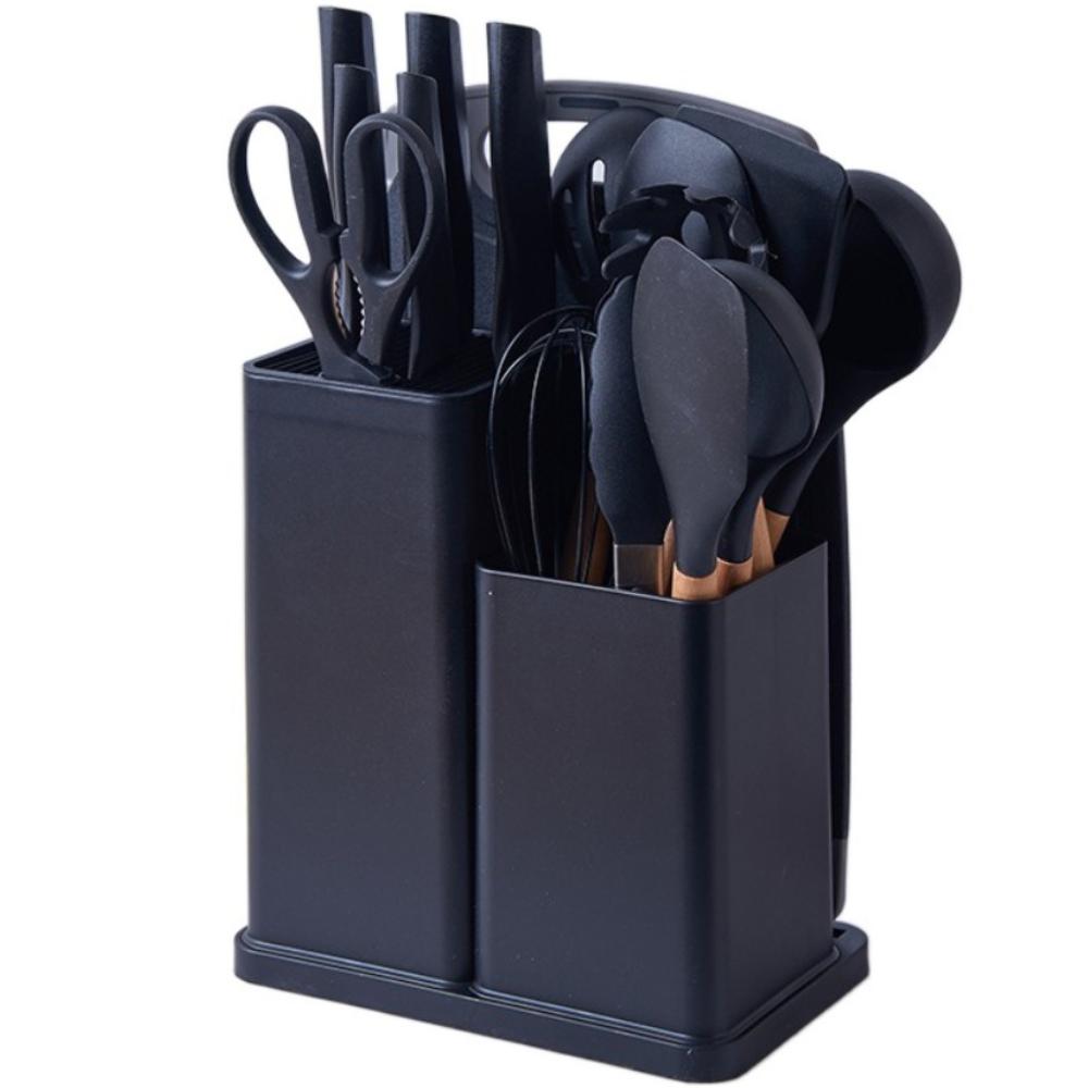 

Набор 19 шт. розовой кухонной утвари, силиконовые антипригарные кухонные инструменты, набор кухонной утвари, кухня чёрный