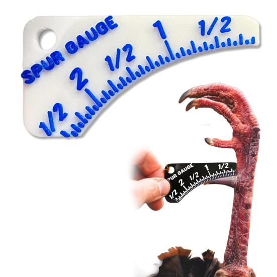 

Wild Turkey Spur Gauge Turkey Hunts Measuring Ruler Turkey Hunting Tool 1pc чорний