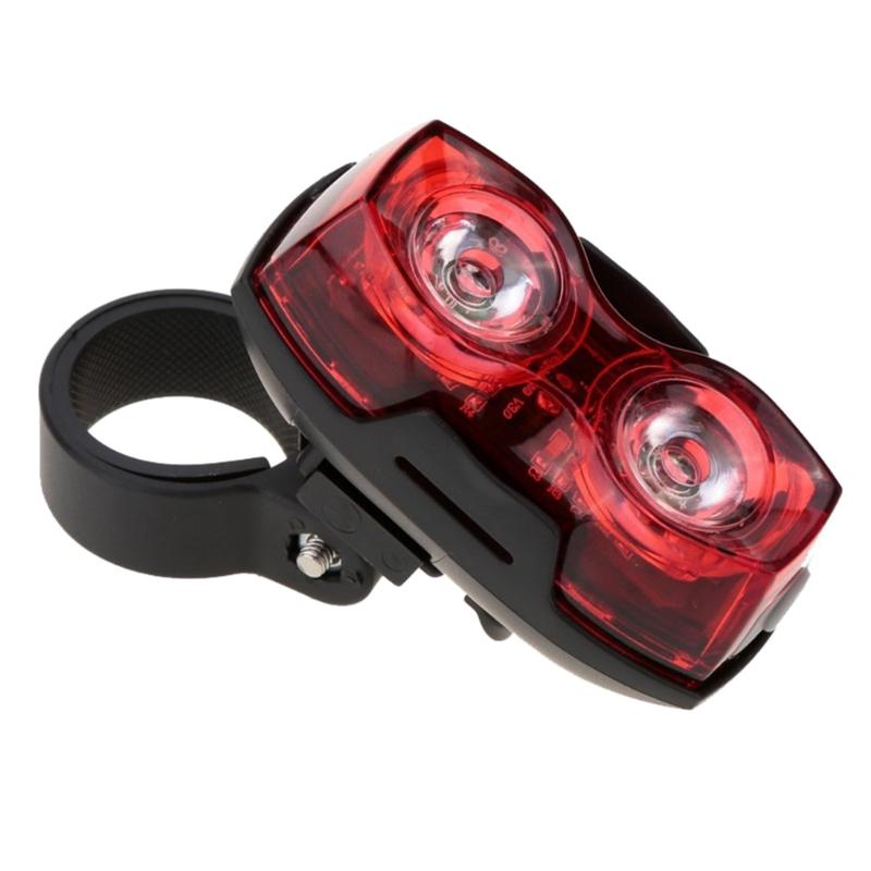 2 LED Bicycles Light 3 Modes Bike Tail Light Flashlight Waterproof Cycling Safety Warning Flashing Light for Cycling
