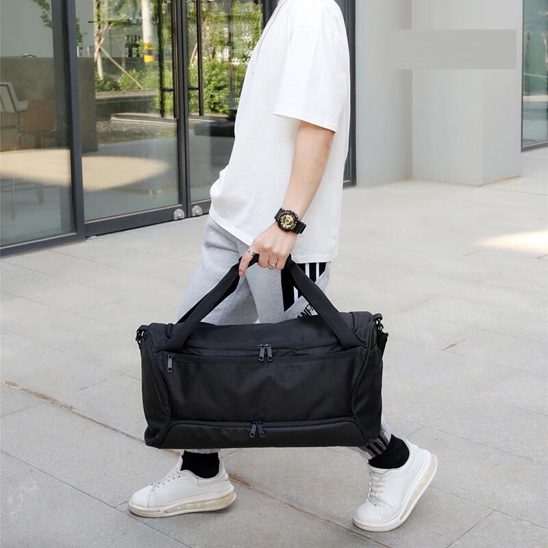 Lishen Oxford Duffle Bag with Shoe Compartment