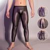 Leggings Shiny Leggings Mens Underwear See Through Sexy