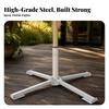 Space-Saving Collapsible Umbrella Stand Sturdy Foldable Base Heavy-Duty