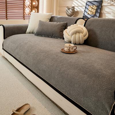Light Luxury Sofa Cushion, Universal Seat Cushion For All Seasons, Non-Slip, Simple And Modern High-End Chenille Sofa Cushion Cover