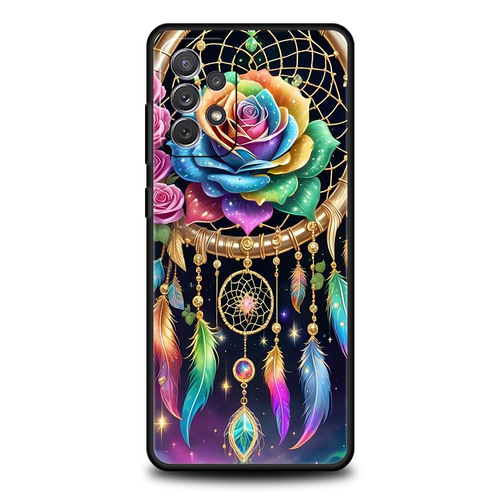 Mandala Dreamcatcher Phone Case For Samsung Galaxy A17 A07 A55 A35 A25 A15 A05 A33 5G A31 A23 A21s A13 A41 A73 A53 A51 A71 Cover