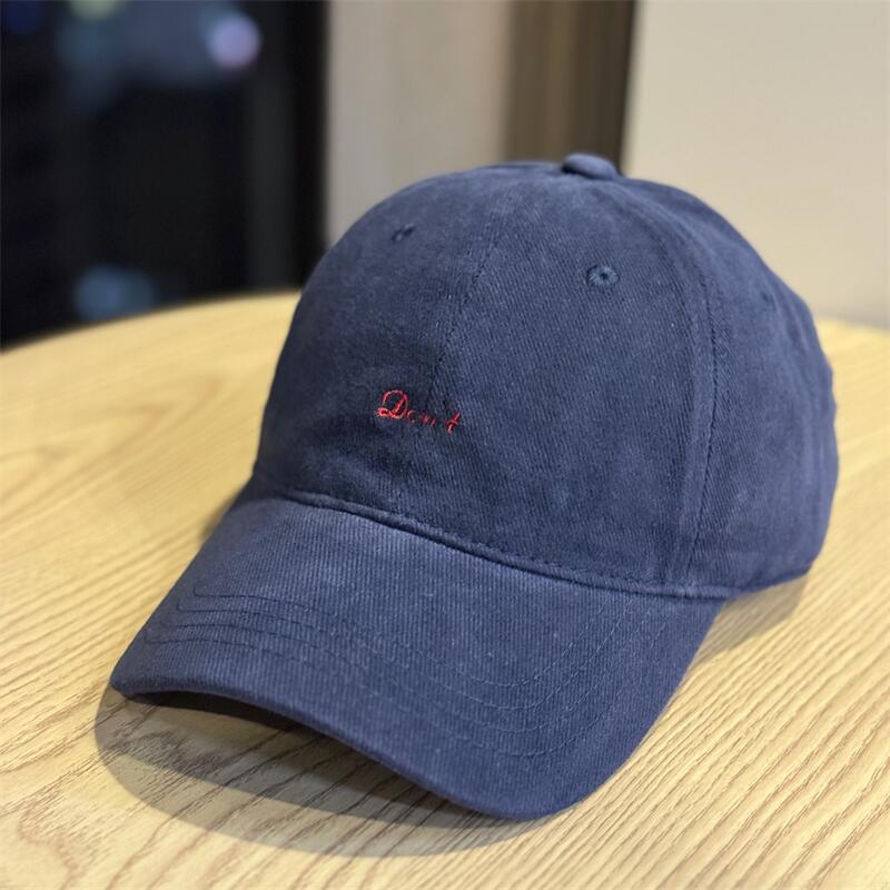 Autumn simple casual letter embroidery cap soft top baseball cap men and women daily travel visor tide