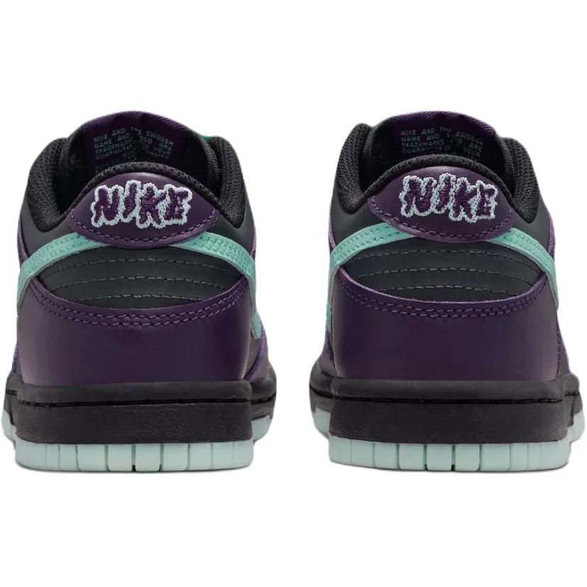 Nike Scarpe da Skateboard Dunk Low top per Bambini Grigio Fumo Unisex FB9109-013