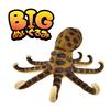 Yamani BIG Stuffed Toy Leopard Octopus Brown Approx. H37.5 X W64.5 X D72.5cm 12084