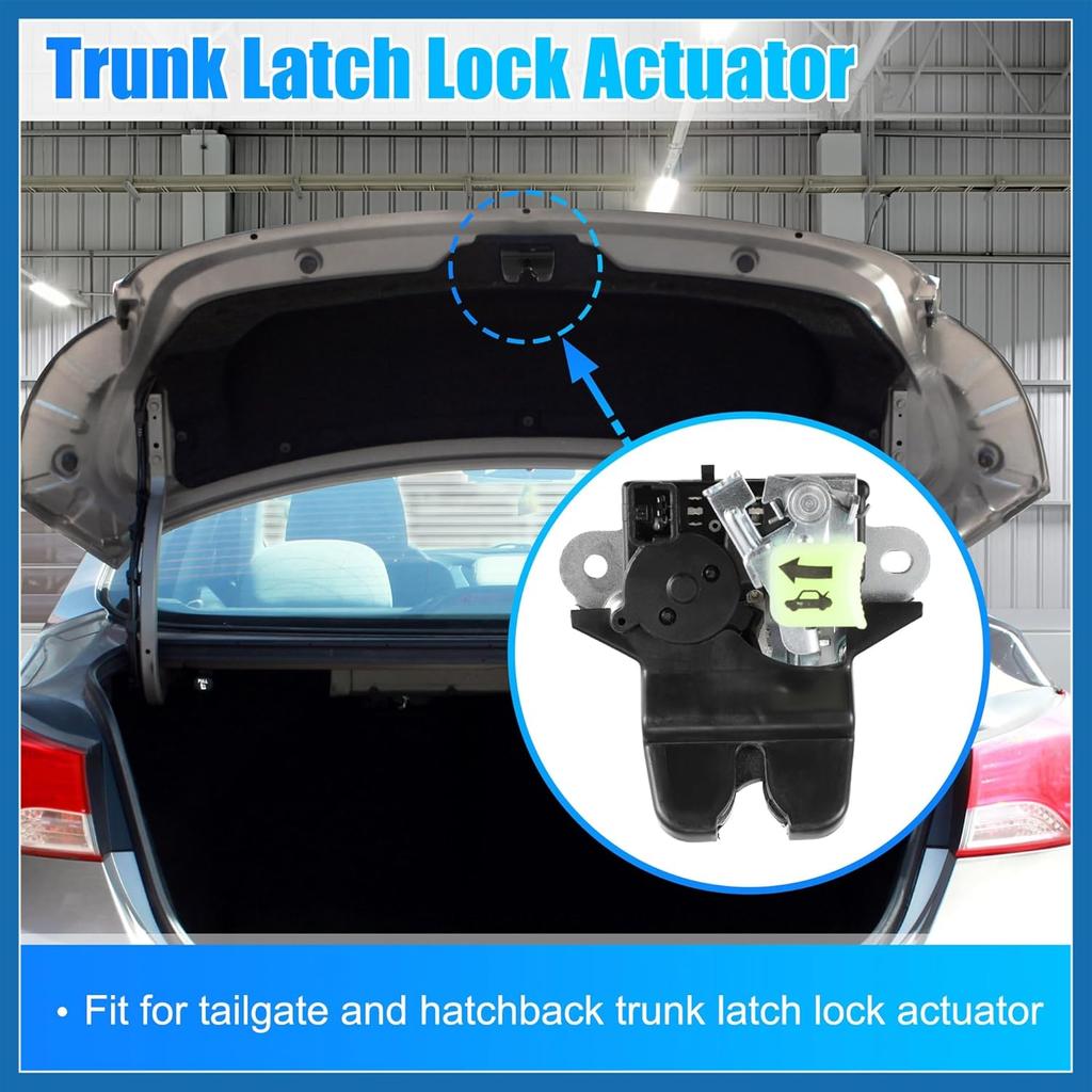 Trunk Latch Lock Actuator 81230-C1500 for Hyundai Sonata 2018-2019 Sedan Tailgate Door Latch Lock Actuator Motor Rear Trunk Lid Lock Latch Actuator