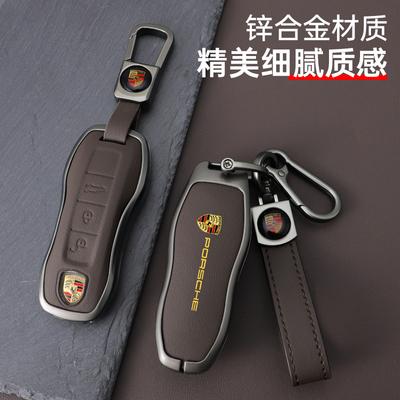 Fscr7 3 Buttons Zinc Alloy Car Key Case Cover Shell For Panamera Carman Macann Bobst Cayenne 911 981 991 970 9969 Sticker
