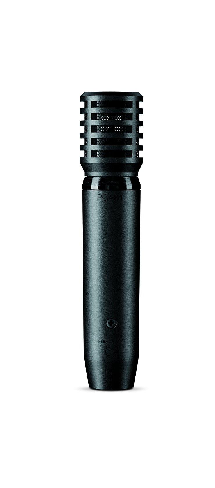 

SHURE Cardioid dynamic microphone for musical instruments, no attached cable, PGA81-LC []