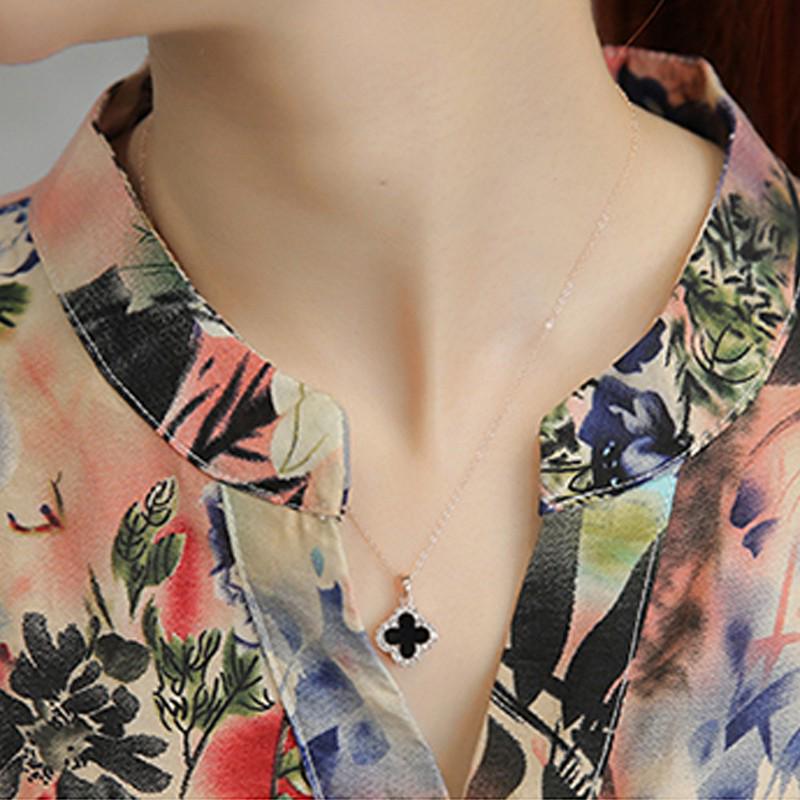Plus Size Tops Women Vintage Floral Print Blouses Women Short Sleeve Summer Loose Elegant Shirt Casual Clothing D532